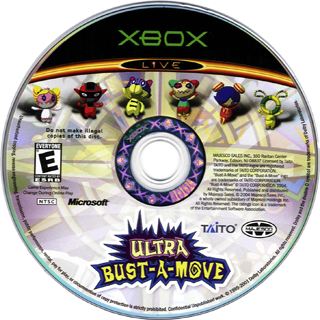 Ultra Bust-a-Move (USA) Game Disc
